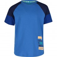Preisvergleich für Oberteile: T-Shirt  blau Gr. 128 Jungen Kinder