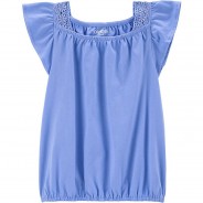 Preisvergleich für Oberteile: T-Shirt  blau Gr. 128 Mädchen Kinder