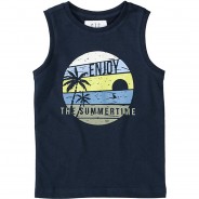 Preisvergleich für Oberteile: T-Shirt  blau Gr. 128/134 Jungen Kinder