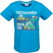 Preisvergleich für Oberteile: T-Shirt  blau Gr. 128/134 Jungen Kinder