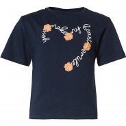 Preisvergleich für Oberteile: T-Shirt  blau Gr. 140 Mädchen Kinder