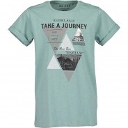 Preisvergleich für Oberteile: T-Shirt  blau Gr. 152 Jungen Kinder