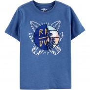 Preisvergleich für Oberteile: T-Shirt  blau Gr. 152/158 Jungen Kinder