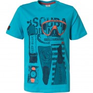 Preisvergleich für Oberteile: T-Shirt  blau-kombi Gr. 122 Jungen Kinder