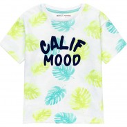 Preisvergleich für Oberteile: T-Shirt CALI MOOD T  weiß Gr. 110/116 Jungen Kinder