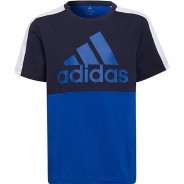 Preisvergleich für Oberteile: T-Shirt CB LOGO  blau-kombi Gr. 116 Jungen Kinder