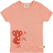 Preisvergleich für Oberteile: T-Shirt Derby Rib T-Shirts  rosa Gr. 98/104 Mädchen Kleinkinder