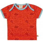 Preisvergleich für Oberteile: T-Shirt Druck T-Shirts rot Gr. 86/92