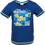 Preisvergleich für Oberteile: T-Shirt  dunkelblau Gr. 116/122 Jungen Kinder