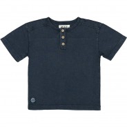 Preisvergleich für Oberteile: T-Shirt  dunkelblau Gr. 116/122 Jungen Kinder