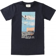 Preisvergleich für Oberteile: T-Shirt  dunkelblau Gr. 152 Jungen Kinder