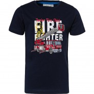 Preisvergleich für Oberteile: T-Shirt  dunkelblau Gr. 92/98 Jungen Kleinkinder