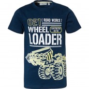 Preisvergleich für Oberteile: T-Shirt , Fahrzeuge blau Gr. 92/98 Jungen Kleinkinder