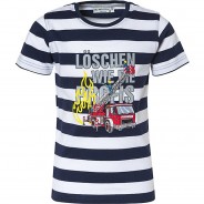 Preisvergleich für Oberteile: T-Shirt , Fahrzeuge dunkelblau Gr. 92/98 Jungen Kleinkinder