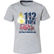Preisvergleich für Oberteile: T-Shirt , Fahrzeuge grau Gr. 104/110 Jungen Kleinkinder