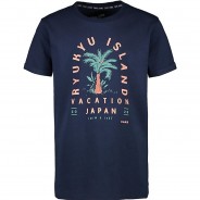 Preisvergleich für Oberteile: T-Shirt GAWAR  dunkelblau Gr. 140 Jungen Kinder