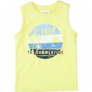 Preisvergleich für Oberteile: T-Shirt  gelb Gr. 128/134 Jungen Kinder