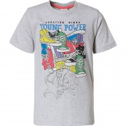 Preisvergleich für Oberteile: T-Shirt  grau Gr. 128 Jungen Kinder