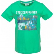 Preisvergleich für Oberteile: T-Shirt  grün Gr. 104/110 Jungen Kleinkinder