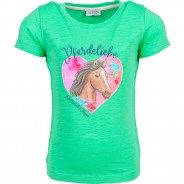 Preisvergleich für Oberteile: T-Shirt  grün Gr. 116/122 Mädchen Kinder