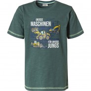 Preisvergleich für Oberteile: T-Shirt  grün Gr. 128/134 Jungen Kinder