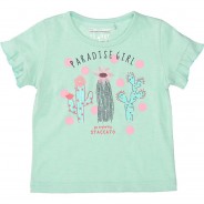 Preisvergleich für Oberteile: T-Shirt  grün Gr. 128/134 Mädchen Kinder