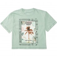 Preisvergleich für Oberteile: T-Shirt  grün Gr. 176 Mädchen Kinder