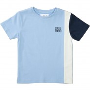 Preisvergleich für Oberteile: T-Shirt  hellblau Gr. 116/122 Jungen Kinder