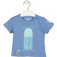 Preisvergleich für Oberteile: T-Shirt  hellblau Gr. 68/74 Jungen Baby