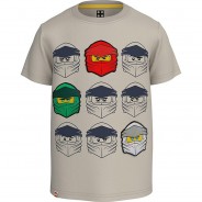 Preisvergleich für Oberteile: T-Shirt  hellgrau Gr. 140 Jungen Kinder