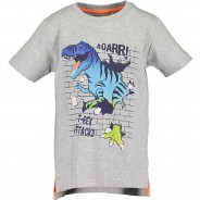 Preisvergleich für Oberteile: T-Shirt  hellgrau Gr. 98 Jungen Kleinkinder