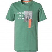 Preisvergleich für Oberteile: T-Shirt  hellgrün Gr. 134/140 Jungen Kinder
