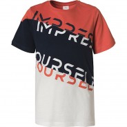 Preisvergleich für Oberteile: T-Shirt  hellorange Gr. 164/170 Jungen Kinder