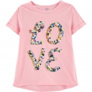Preisvergleich für Oberteile: T-Shirt  hellrosa Gr. 110 Mädchen Kleinkinder