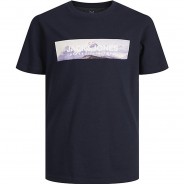 Preisvergleich für Oberteile: T-Shirt JCOANNIV  dunkelblau Gr. 140 Jungen Kinder