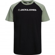 Preisvergleich für Oberteile: T-Shirt JCOLOGAN  schwarz Gr. 128 Jungen Kinder