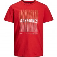 Preisvergleich für Oberteile: T-Shirt JJCYBER  rot Gr. 164 Jungen Kinder