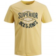 Preisvergleich für Oberteile: T-Shirt JJELOGO  gelb Gr. 152 Jungen Kinder