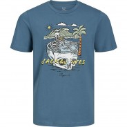 Preisvergleich für Oberteile: T-Shirt JORSUNNYSKULL  blau Gr. 152 Jungen Kinder