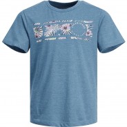 Preisvergleich für Oberteile: T-Shirt JORVENICE  blau Gr. 164 Jungen Kinder