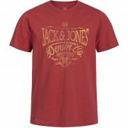 Preisvergleich für Oberteile: T-Shirt JPRBLUBOOSTER  dunkelrot Gr. 152 Jungen Kinder