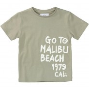 Preisvergleich für Oberteile: T-Shirt  khaki Gr. 104/110 Jungen Kleinkinder
