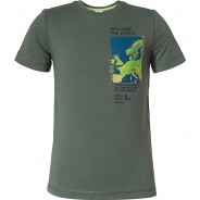 Preisvergleich für Oberteile: T-Shirt  khaki Gr. 128/134 Jungen Kinder