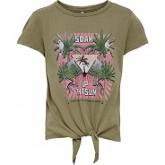 Preisvergleich für Oberteile: T-Shirt KOGLUCY  grün Gr. 158/164 Mädchen Kinder