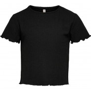 Preisvergleich für Oberteile: T-Shirt KOGNELLA  schwarz Gr. 122/128 Mädchen Kinder