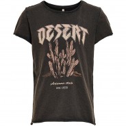 Preisvergleich für Oberteile: T-Shirt KONLUCY  schwarz Gr. 134/140 Mädchen Kinder