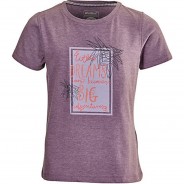 Preisvergleich für Oberteile: T-Shirt KOS 48 GRLS TSHRT T-Shirts pflaume Gr. 128 Mädchen Kinder
