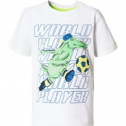 Preisvergleich für Oberteile: T-Shirt  weiß Gr. 128/134 Jungen Kinder
