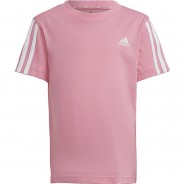 Preisvergleich für Oberteile: T-Shirt LK 3S , Organic Cotton rosa/weiß Gr. 104 Mädchen Kleinkinder