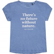 Preisvergleich für Oberteile: T-Shirt Love Nature T-Shirts  hellblau Gr. 110/116 Mädchen Kleinkinder